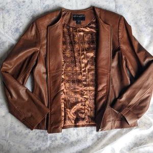 Genuine Brown Leather Jacket